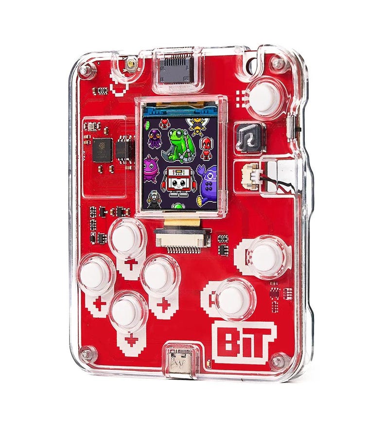 CircuitMess Bit 2.0 on a white background