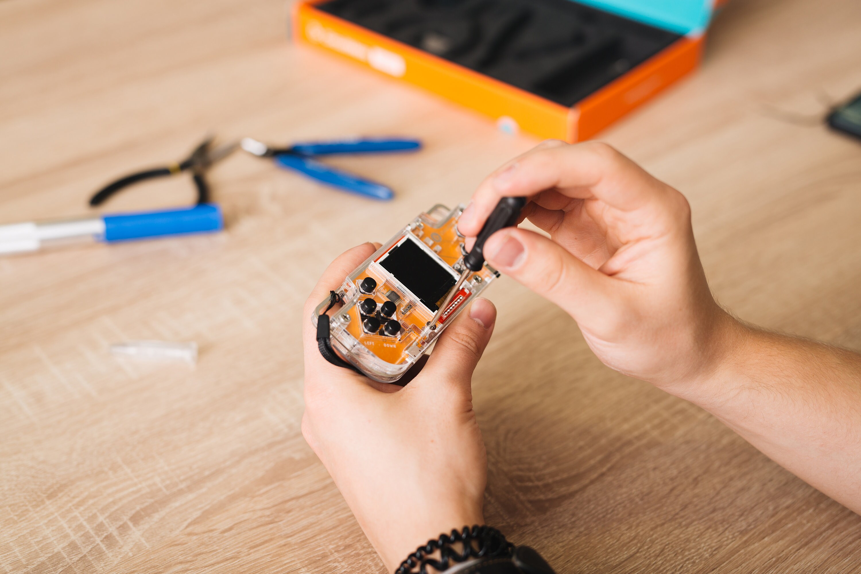 Circuitmess Nibble Educational Game Console Kit Etsy