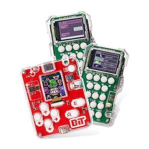 Circu Mess Retro Bundle 2.0 | Baue eine Spielkonsole & 2 Walkie-TALKIE | STEM Geschenk für Kinder und Jugendliche | Lerne Elektronik und Kodierung