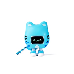 CircuitMessBeep Boop Miao Miao | Brinquedo de animal de estimação digital interativo para crianças | Minijogos tecnológicos divertidos, sons e reações | Animal de estimação eletrônico (a partir de 4 anos)