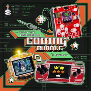 Circuitmess DIY Coding Bundle for Kids 11 Build & Code Your Own Game ...