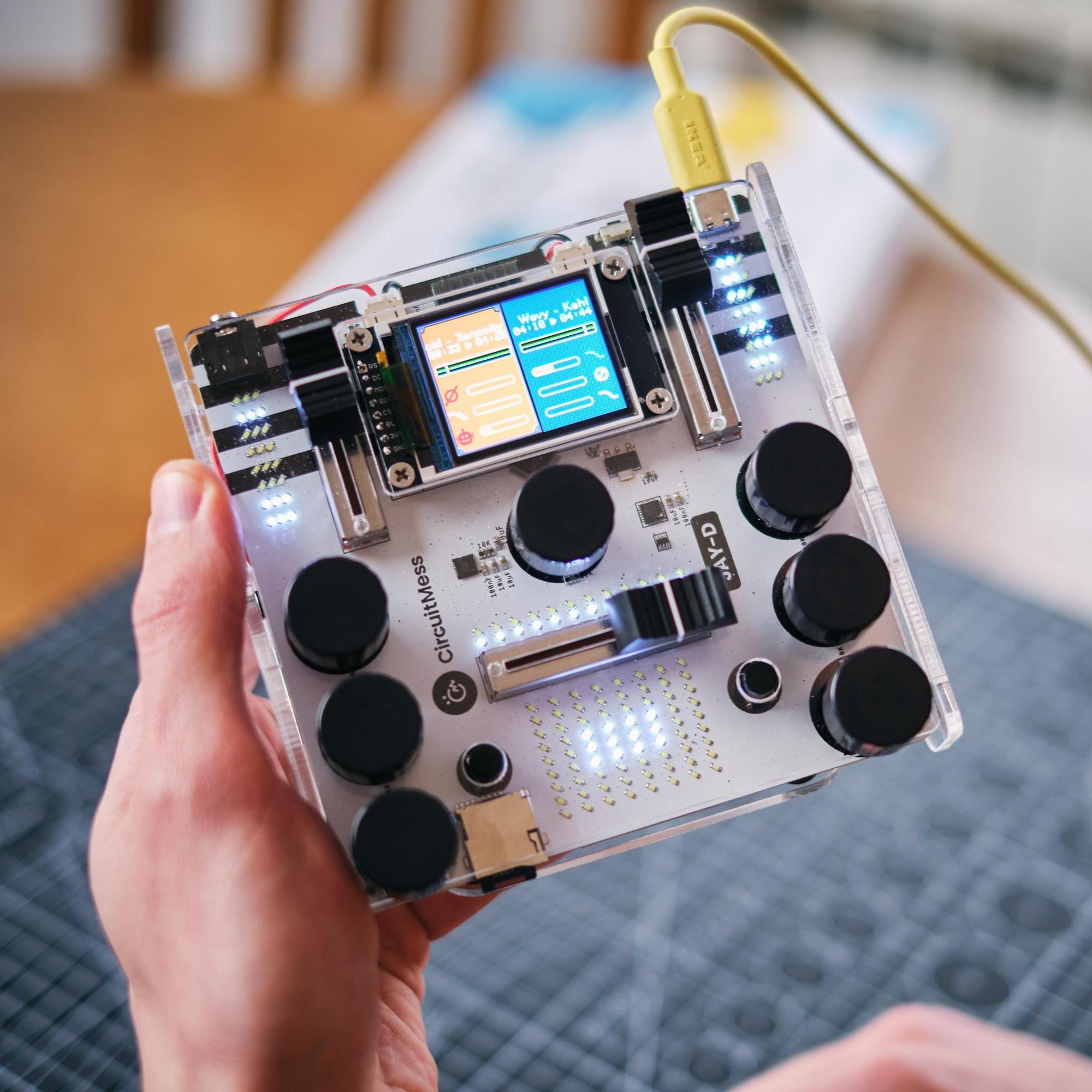 Circuitmess Jay-d V2 DIY DJ Mixer Kit | Build a DJ Board | for