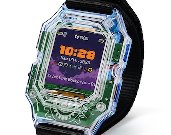 CircuitMess Clockstar 2.0 DIY Smartwatch | DIY Smartwatch Kit | Build and Code Your Own Watch | STEM Gift for Teens & Kids