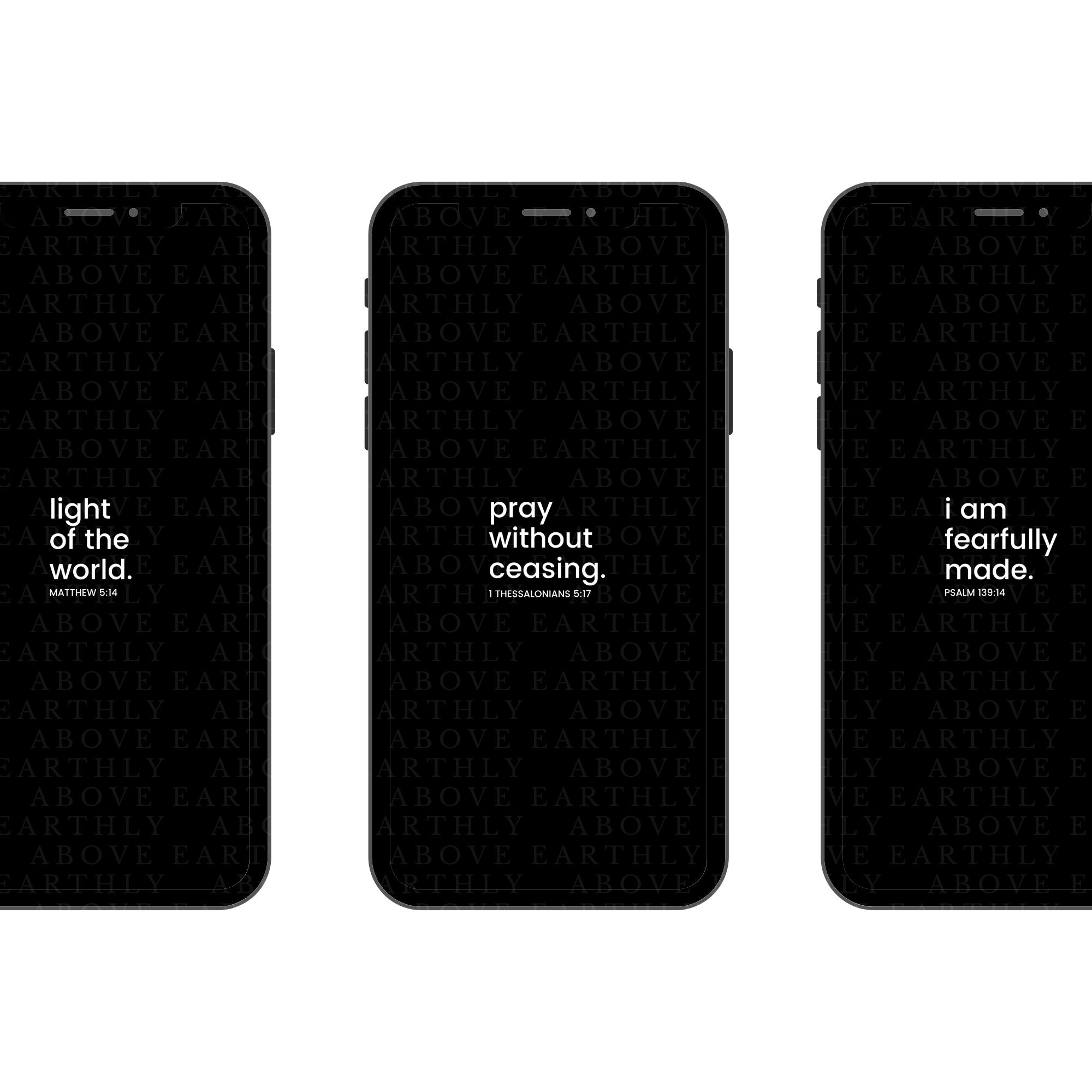 Bible Verse Minimalist Wallpaper Pack - 10 Inspirational Designs