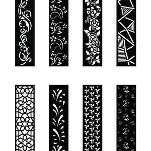 Jali cutting pattern design for CNC laser and router cutting. PDF file