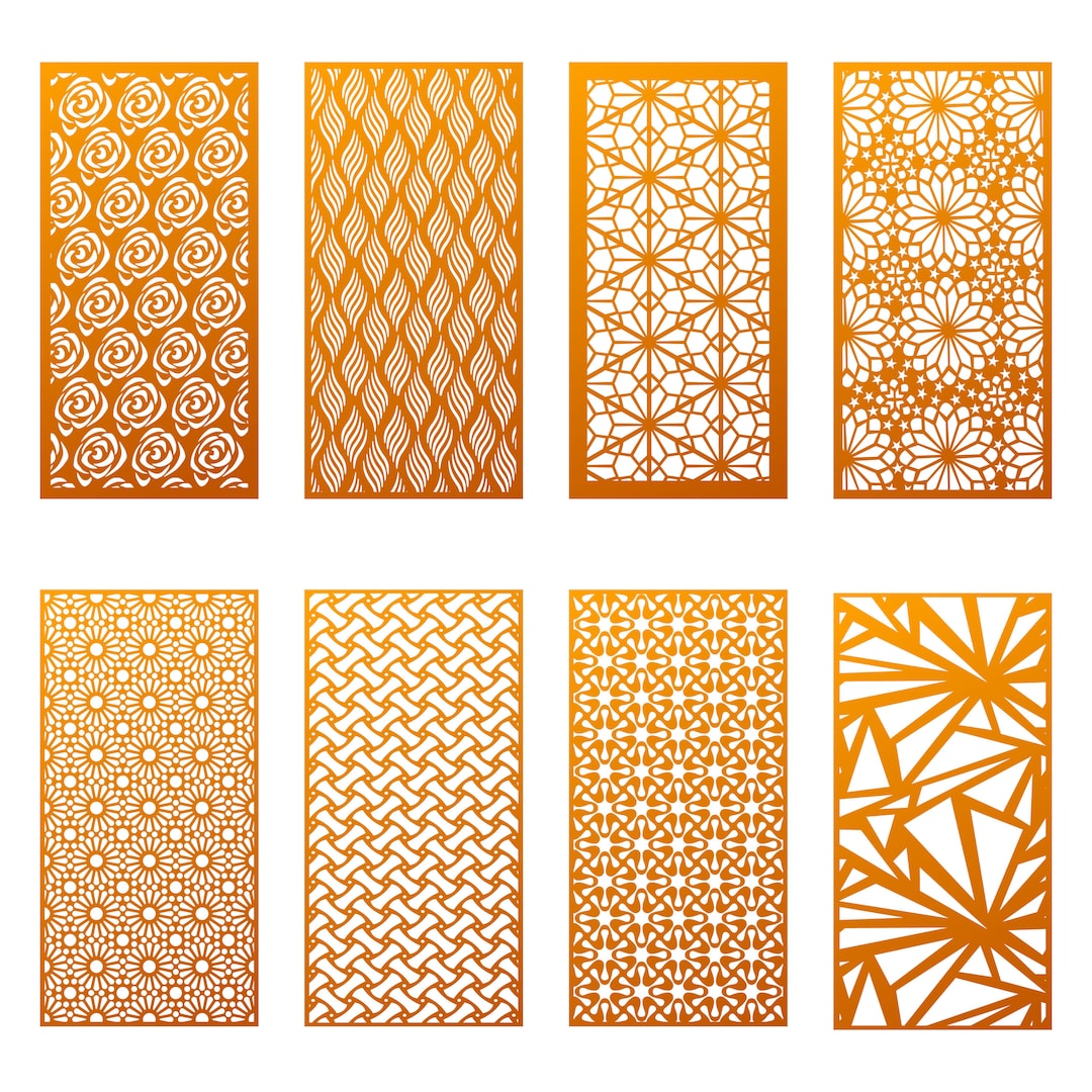 Jali Cutting Pattern Design for CNC Laser and Router Cutting. - Etsy