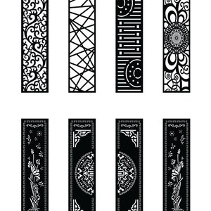 8 Design Set, Jali Design for Graphic and Plywood, Partition, Cnc Router Design Foamsheet, Acrylic and CNC Machine Cutting, EPS File.