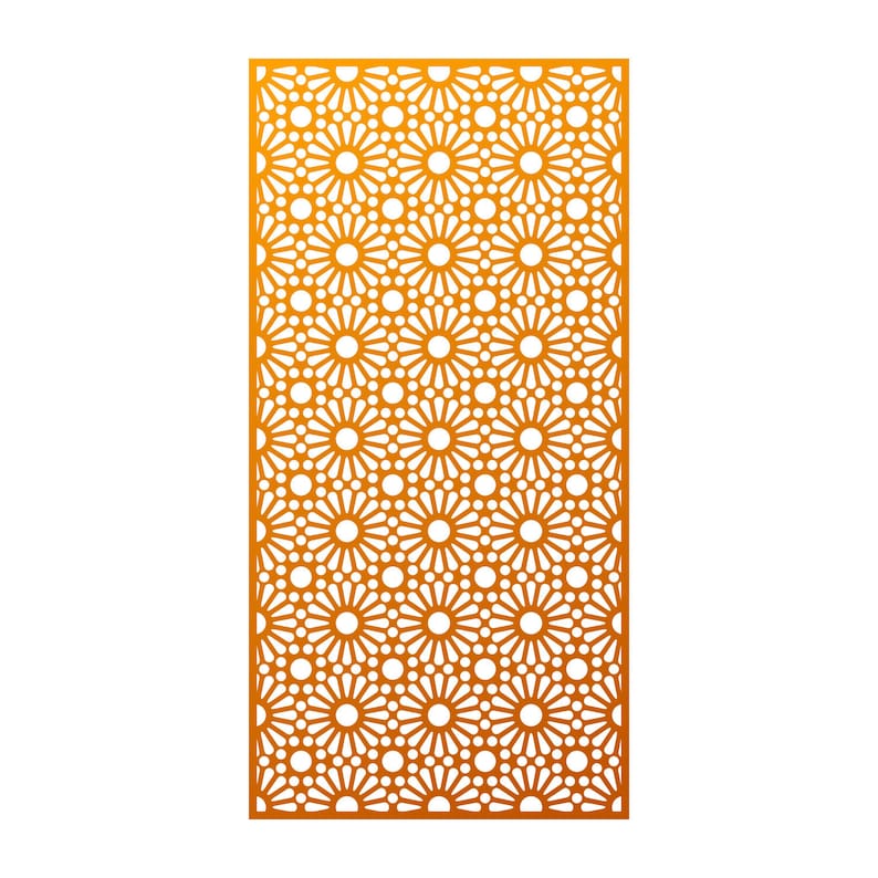 Laser cutting pattern for design.