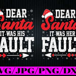 Beste Kerstman Het was zijn schuld Grappige Kerstparen Svg, Kerstmanparen Svg, Kerstpng, Digitale Download