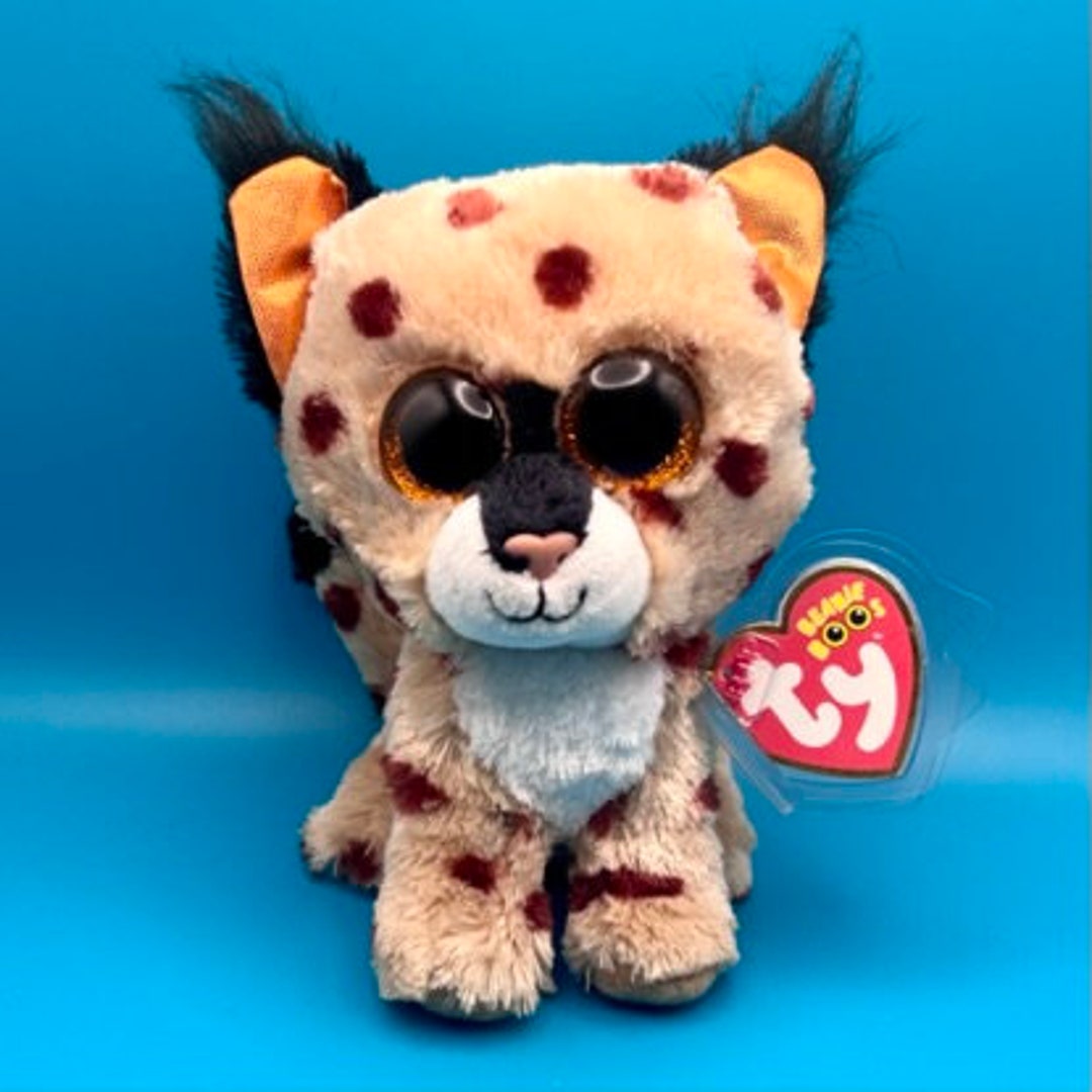 TY Beanie Boos BUCKWHEAT the Lynx regular Size 6 Inch Etsy