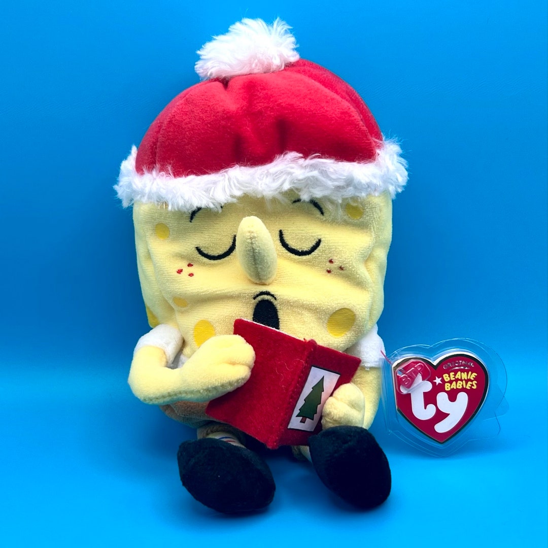 TY Beanie Baby SPONGEBOB SQUAREPANTS Jinglebells Inch