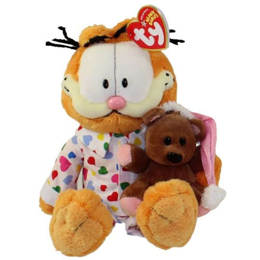 Garfield beanie hotsell baby value