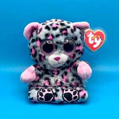 TY Beanie Boos - Guck-A-Boos - TRIXI der Leopard (4 inch - Handyhalter)