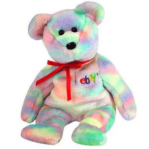 TY Beanie Baby - BIDDER the Bear (Ebay & TY Credit Card Exclusive) (8,5 pouces)