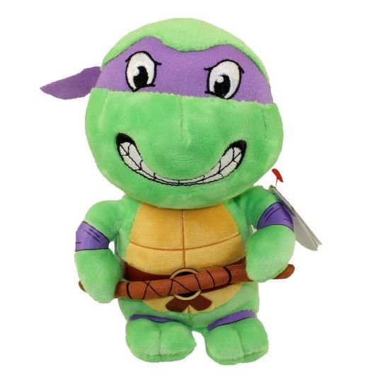 Teenage Mutant Ninja Turtles: Mutant Mayhem Plush Toys 4 Pack of 8 Inch  Leonardo, Michelangelo, Raphael and Donatello, TMNT Movie