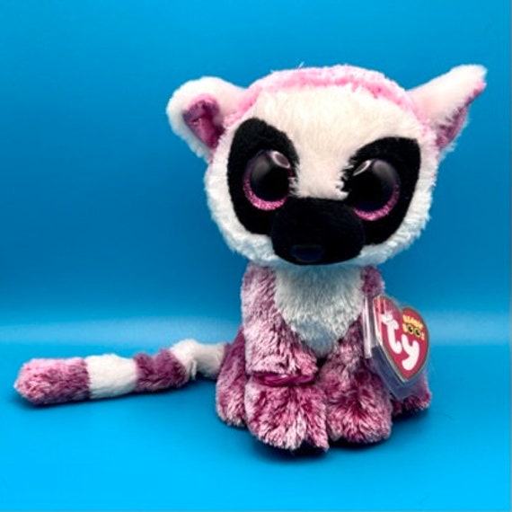 TY Beanie Boos LEEANN the Lemur Regular Size 6 in