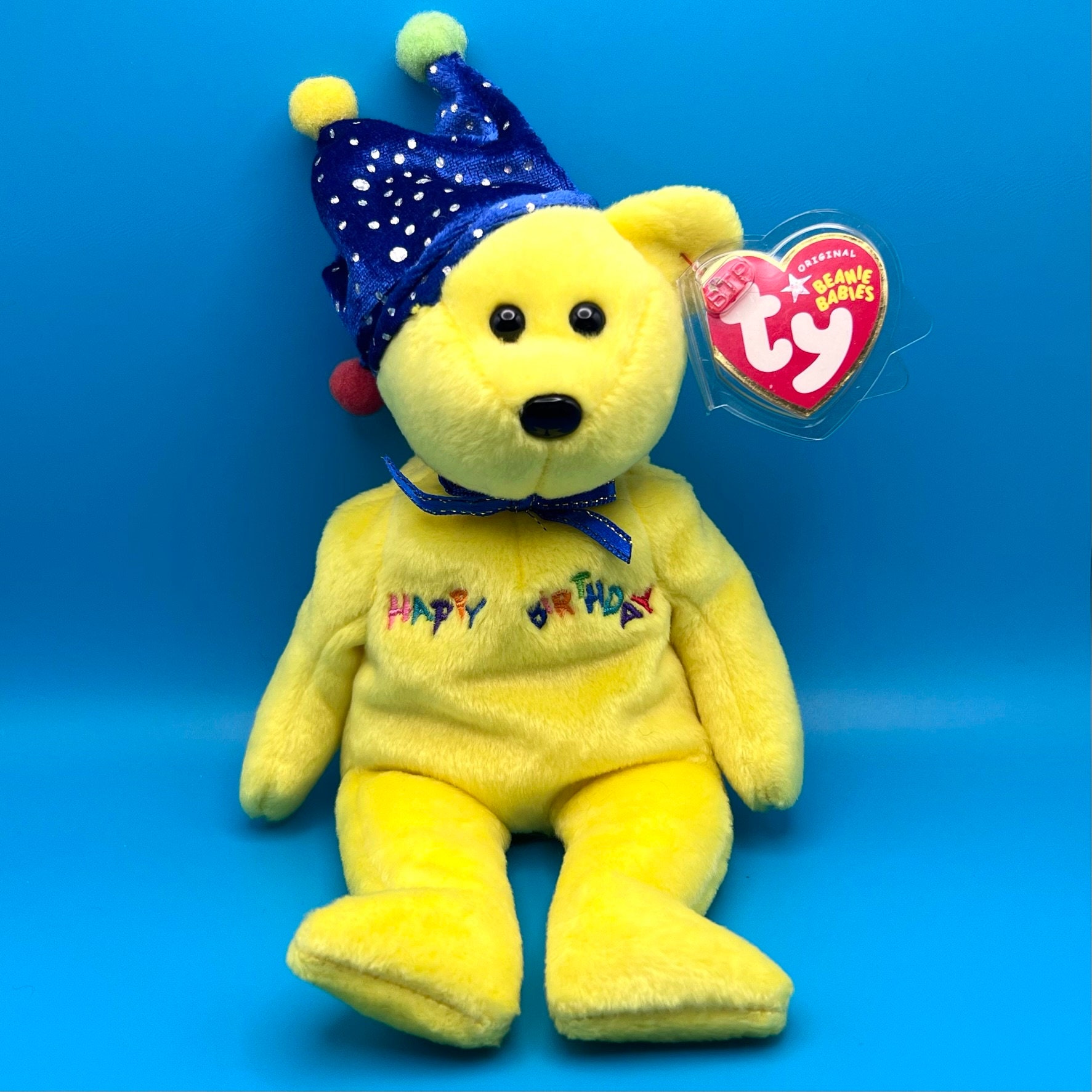Beanie Buddies Yellow Beanie Baby Bear Ty Beanie Babies 10 Yrs