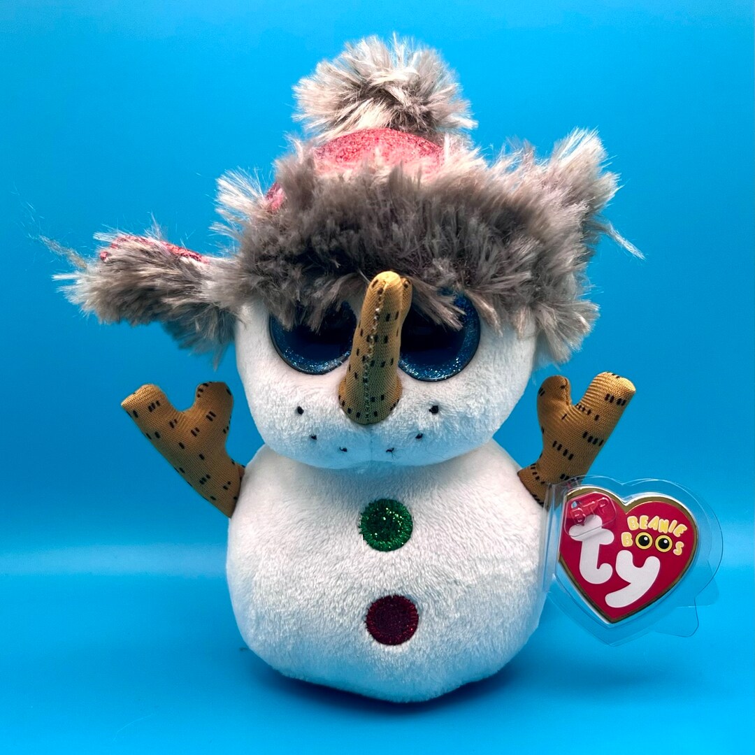 TY Beanie Boos BUTTONS the Snowman regular Size 6 Inch - Etsy