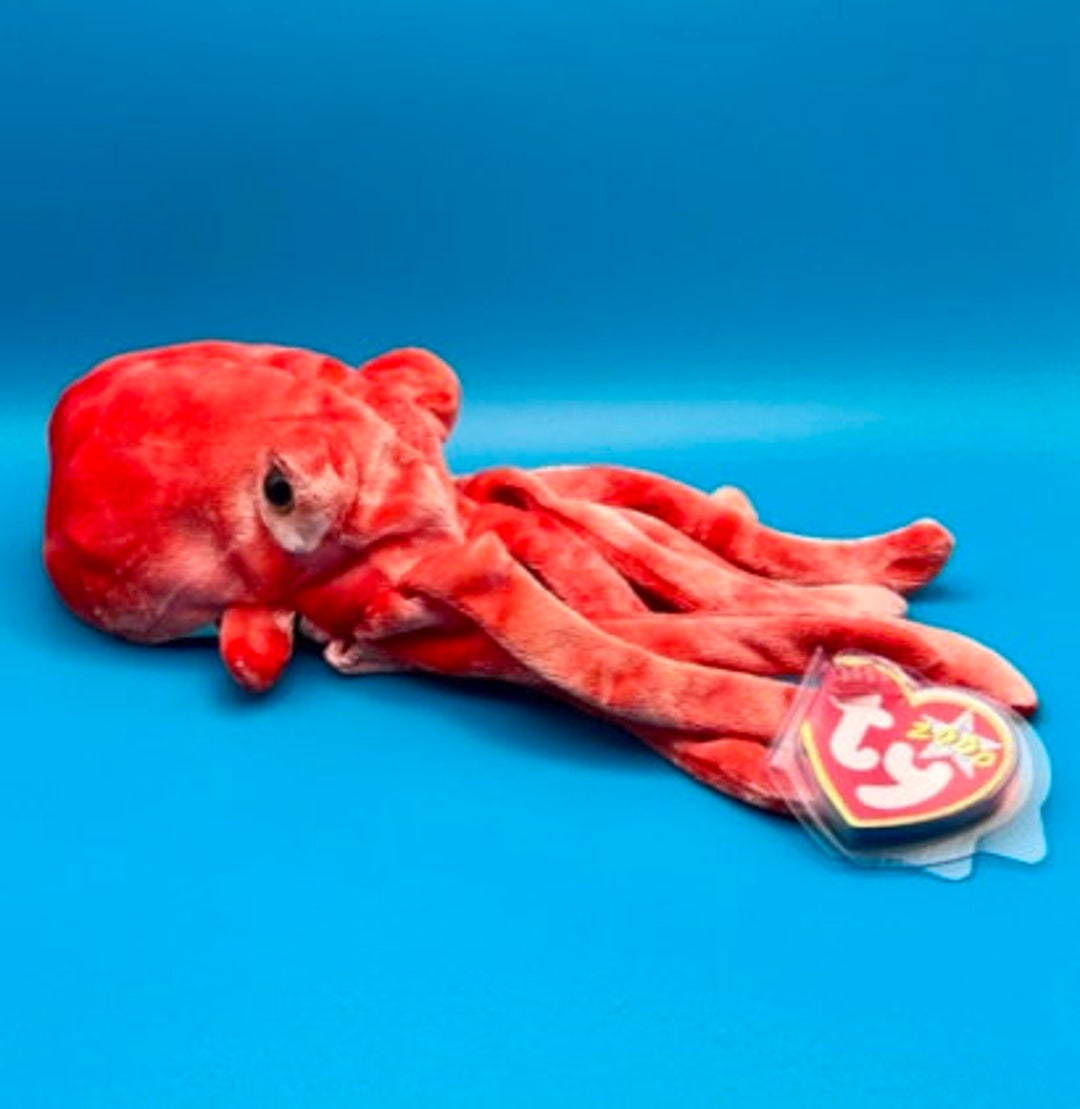 TY Beanie Baby WIGGLY the Octopus 8.5 Inch Etsy