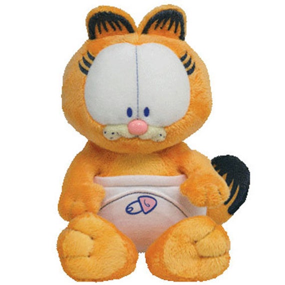 TY Beanie Baby BABY GARFIELD the Cat 8 inch