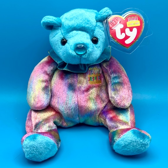 TY Beanie Baby DECEMBER the Birthday Bear Inch)