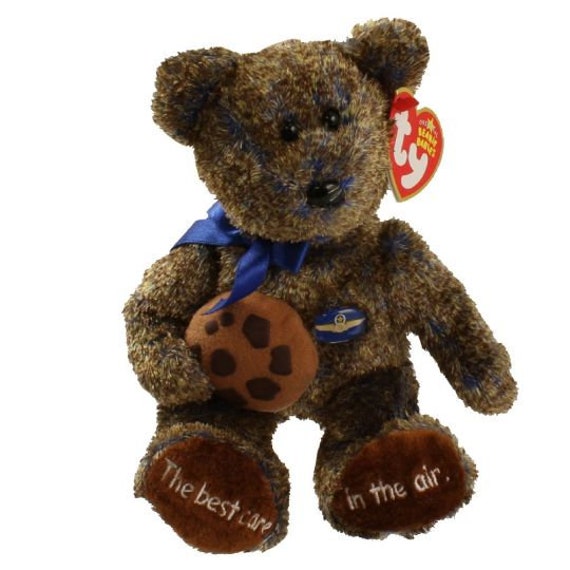 TY Beanie Baby CHOCOLATE CHIP the Bear (midwest Airlines