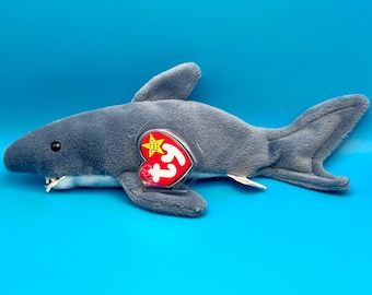 TY Beanie Baby - CRUNCH the Shark (10.5 inch)