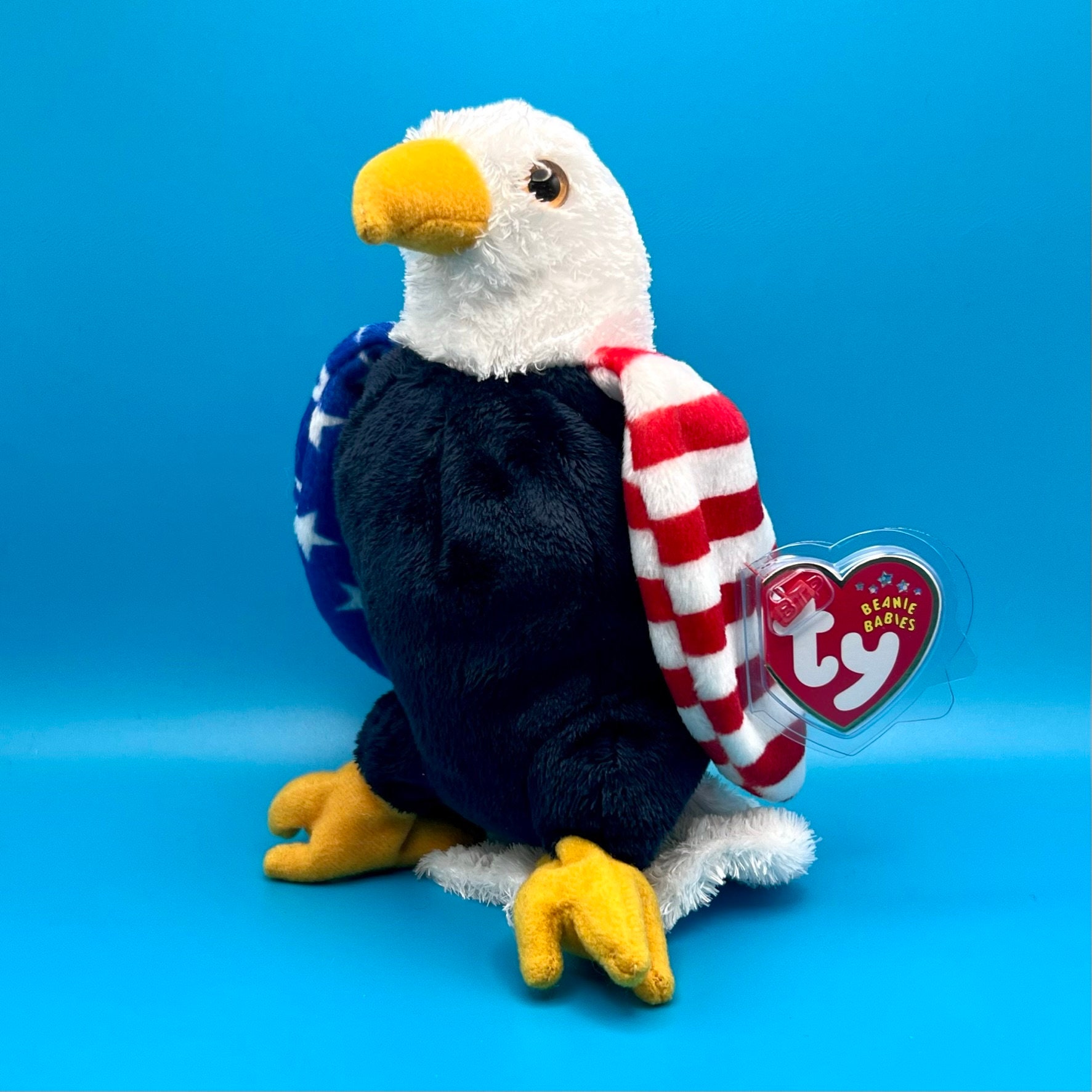 TY Beanie Baby SOAR the Patriotic Eagle (internet Exclusive