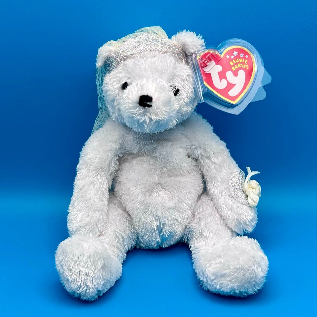 TY Beanie Baby BRIDE the Wedding Bear 8 Inch - Etsy