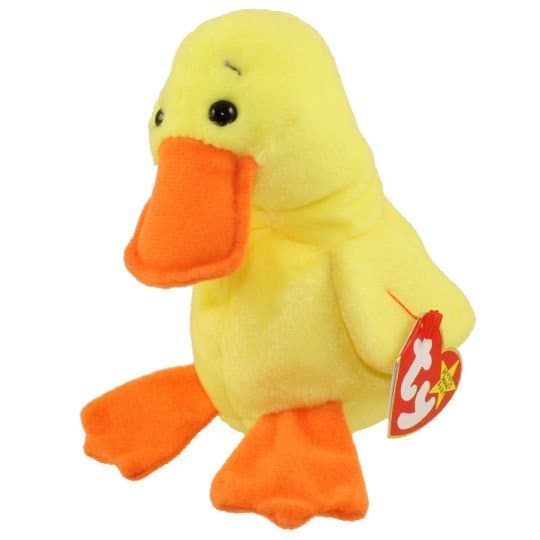 TY Beanie Baby QUACKERS the Duck 5.5 Inch Etsy UK