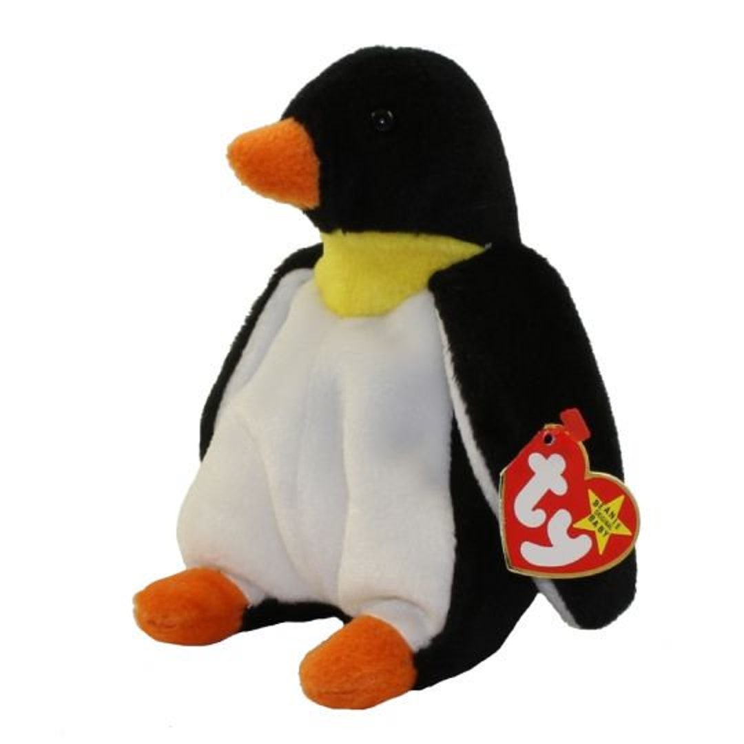 TY Beanie Baby WADDLE the Penguin 6.5 Inch - Etsy