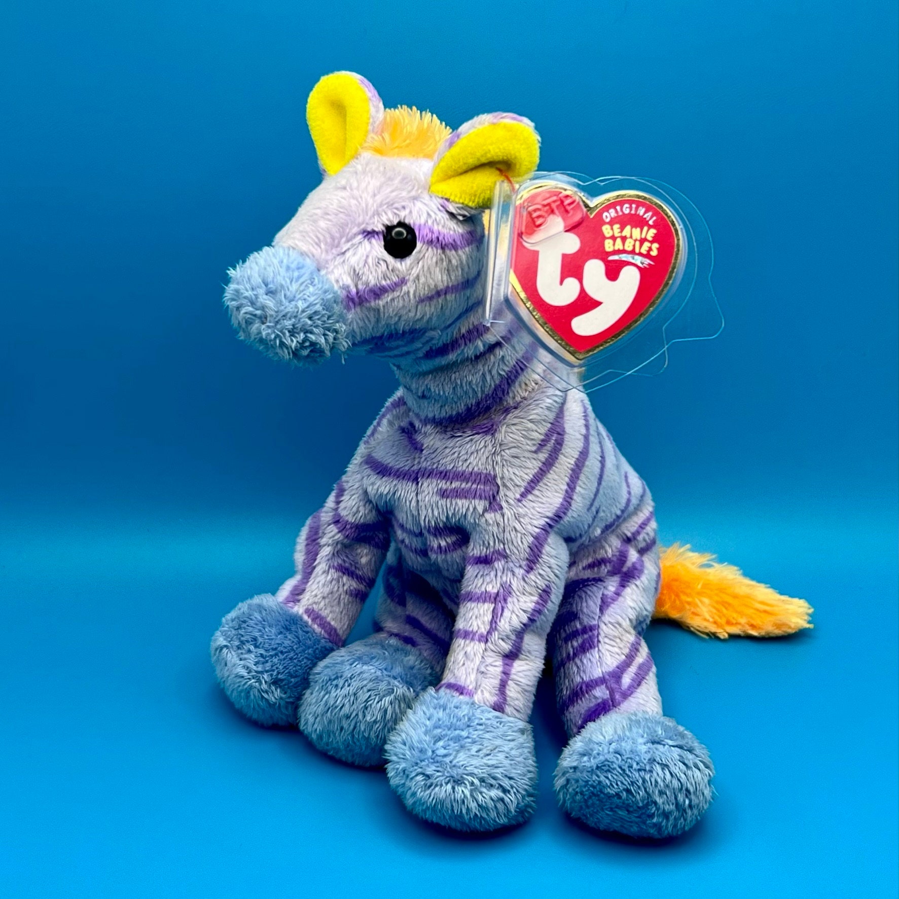 TY Beanie Baby VEGAS the Zebra (Circus Beanie) inch)