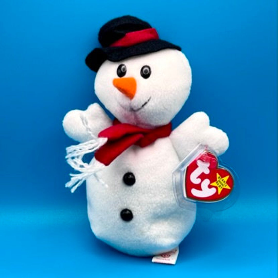 TY Beanie Baby SNOWBALL the Snowman 4th Gen Hang Tag 7.5 Inch - Etsy