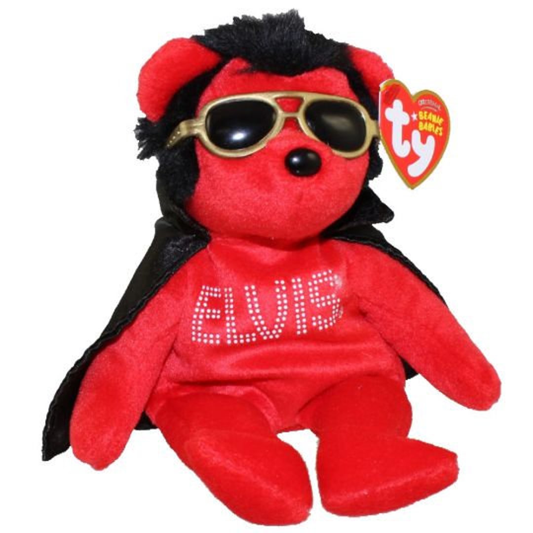 Elvis beanie 2024 baby value