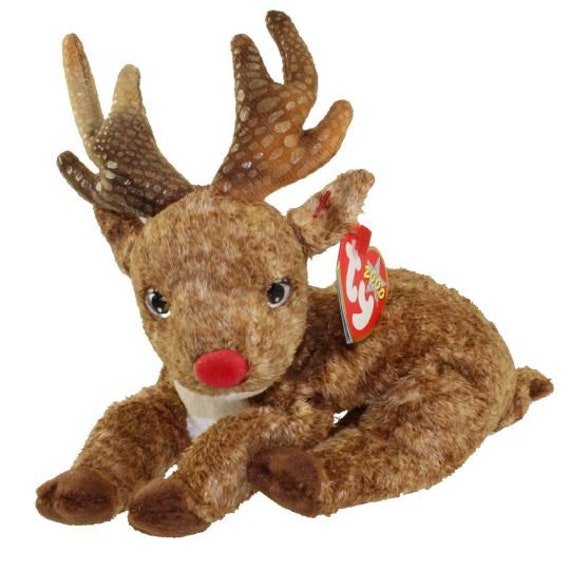 Reindeer ty beanie best sale baby