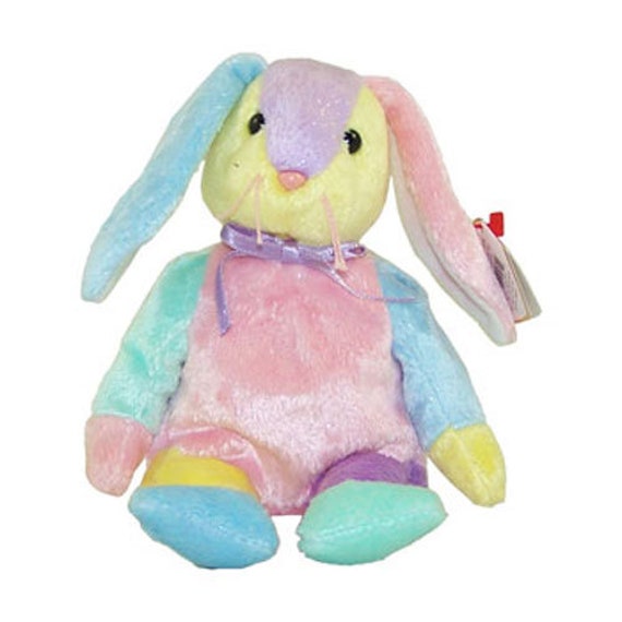 TY Beanie Baby DIPPY the Multi colored Rabbit purple Yellow Head 8.5 Inch Etsy Canada