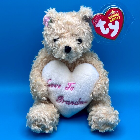 TY Beanie Baby DEAR HEART the Bear (Hallmark Gold Crown Exclusive) (7  inch)