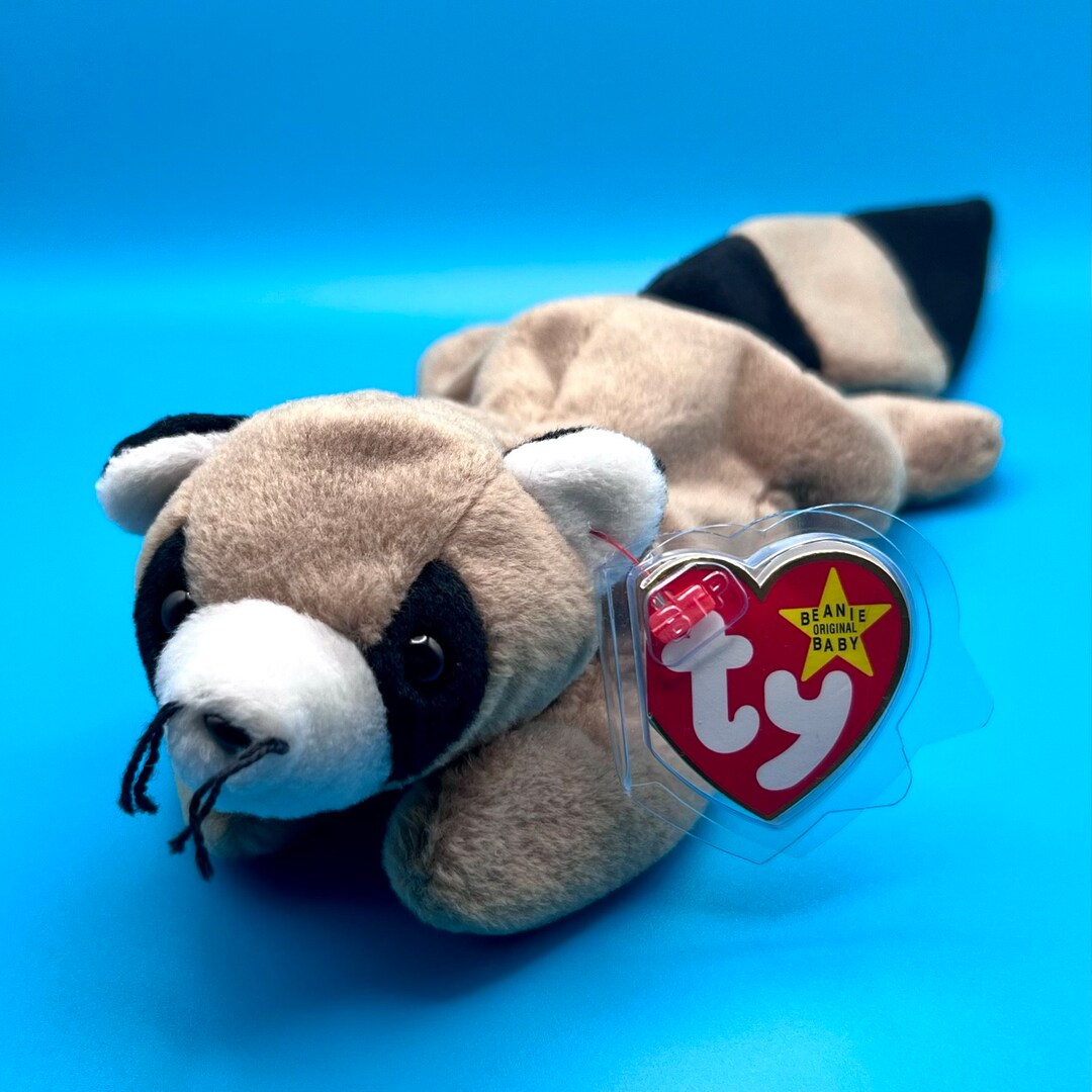 TY Beanie Baby RINGO the Raccoon 8 Inch Etsy