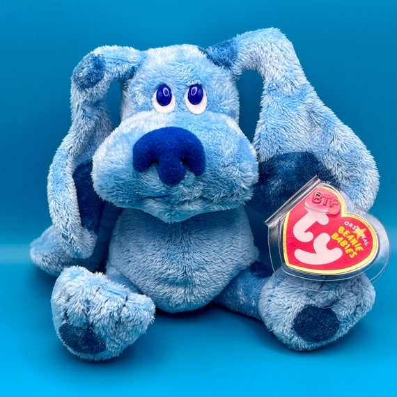 TY Beanie Baby BLUE the Dog (Nick Blue's Clues) inch)