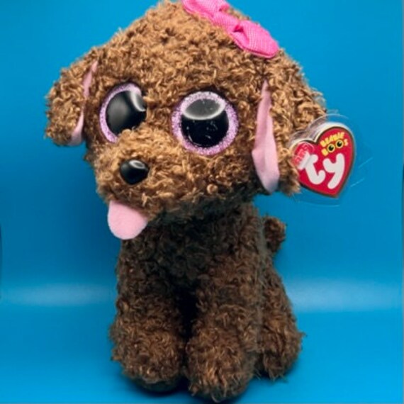 TY Beanie Boos MADDIE the Brown Dog (Medium Size inch)