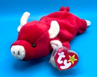 TY Beanie Baby - SNORT the Bull (9 inch)