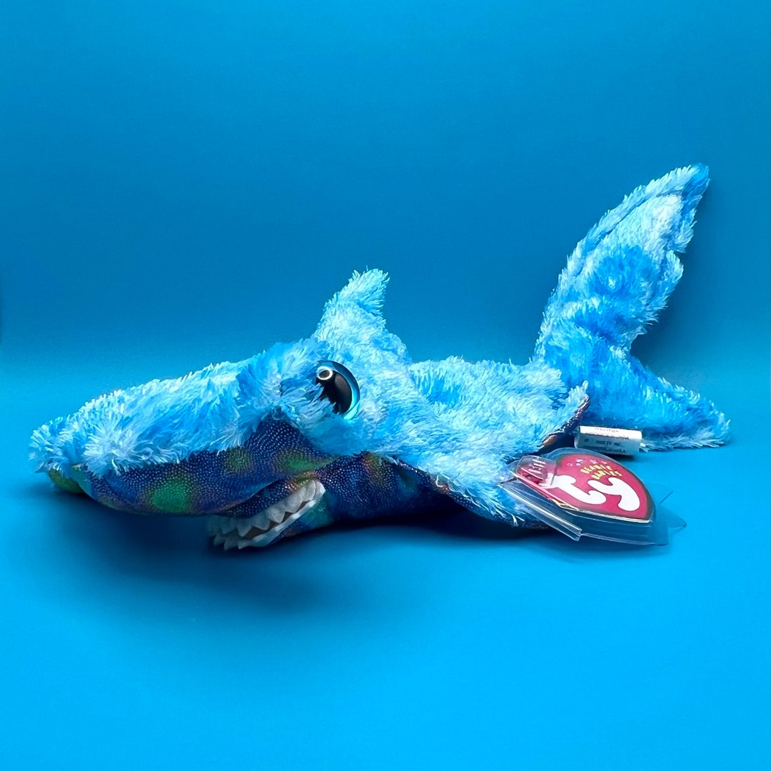 TY Beanie Baby SLEDGE the Hammerhead Shark 9 Inch Etsy