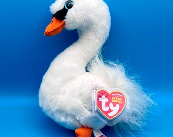 TY Beanie Baby GRACIE the White Swan (6 inch)