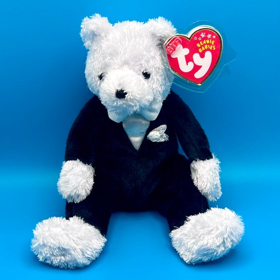 TY Beanie Baby GROOM the Wedding Bear (8 inch)