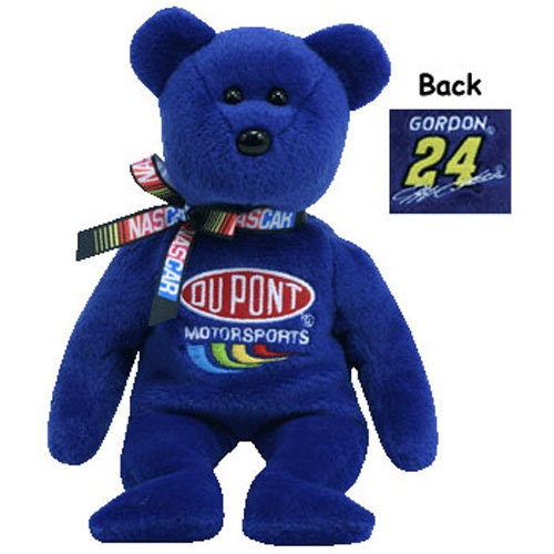TY Beanie Baby JEFF GORDON 24 the Nascar Bear 8.5 Inch Etsy