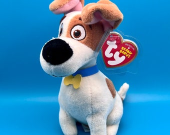 TY Beanie Baby - MAX the Jack Russell Terrier (Secret Life of Pets)