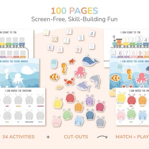 Quiet Book for Kids: 100 Pages of Screen-Free, Skill-Building Fun