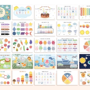 Toddler Busy Book - The First 25 Activity Sheets