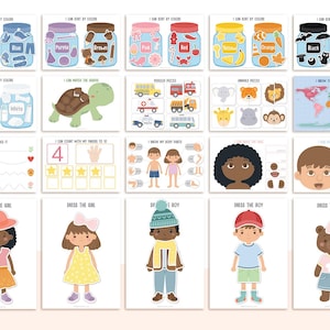 Toddler Busy Book - Remaining 20 Activity Sheets