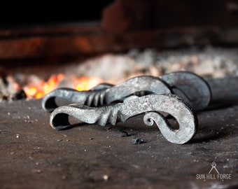 Forged Beer Bottle Opener, Hand Forged Bottle Opener, Beer Lover Gift, Forged Opener, Blacksmith Traditional Craft